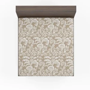 Vintage Flowers Pattern Fitted Sheet