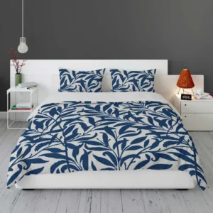 Vintage Leaf Seamless Pattern Bedding Set 1