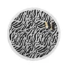 Watercolor Animal Print Pattern Round Beach Towel