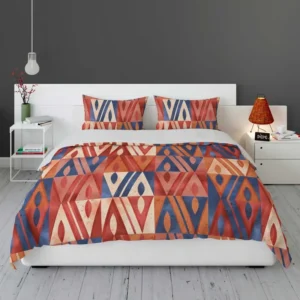 Watercolor Geometric Background Bedding Set 1
