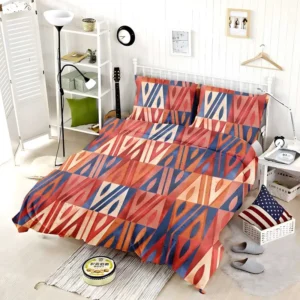 Watercolor Geometric Background Bedding Set