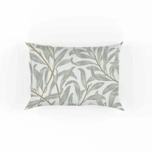 Willow Leaves Nature Pattern Pillow Case